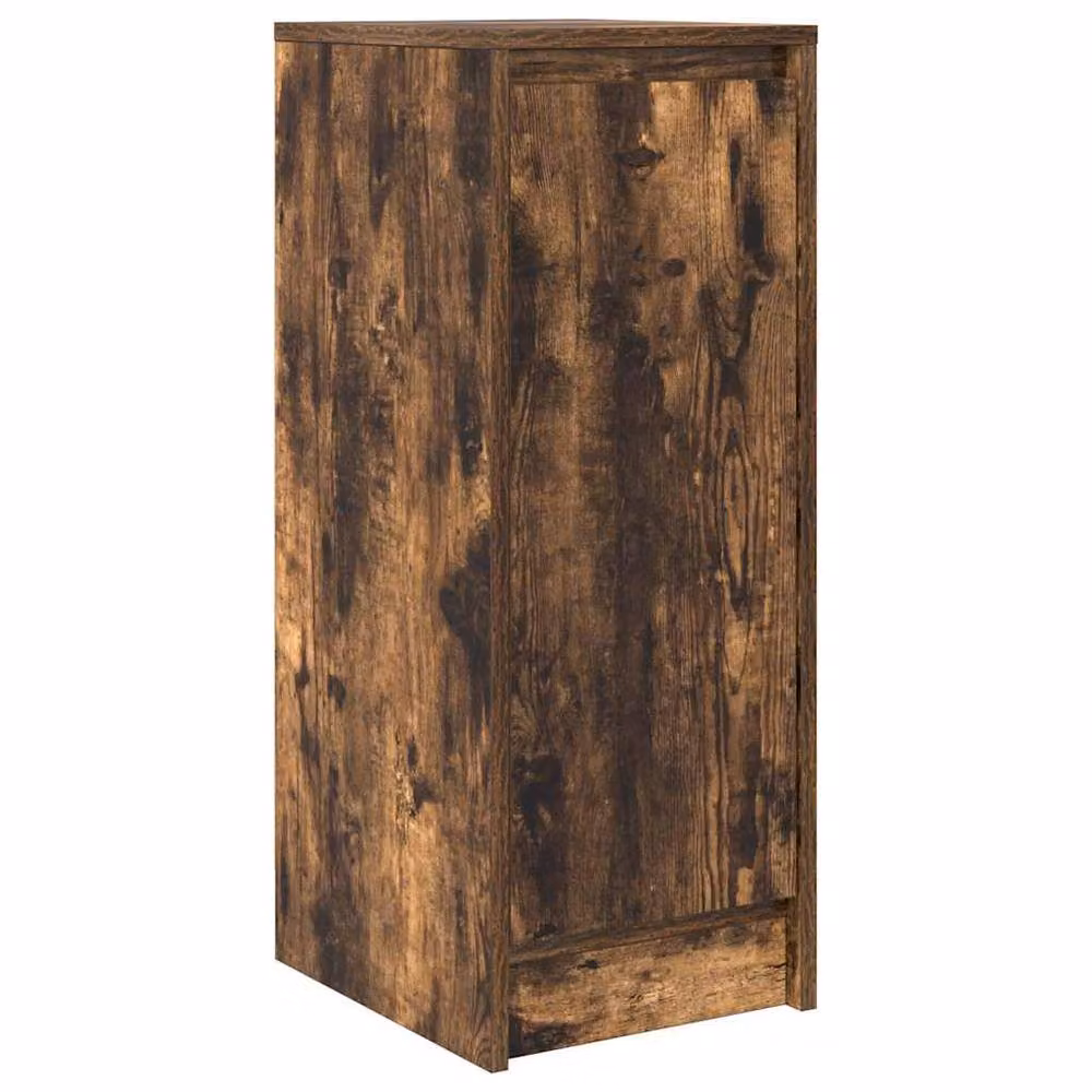 Berkfield Home Smoked Oak Sideboard in Brown, W/D/H: 29.5 x 34 x 76 cm – 2