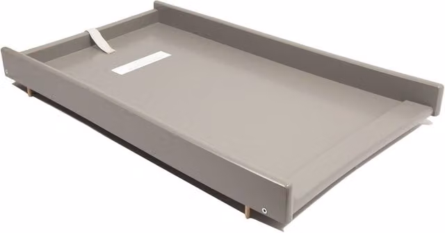 Viculii Grey Matt Modern Baby Cot Top Changer
