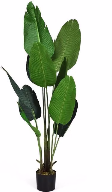 Costway Artificial Green Banana Tree