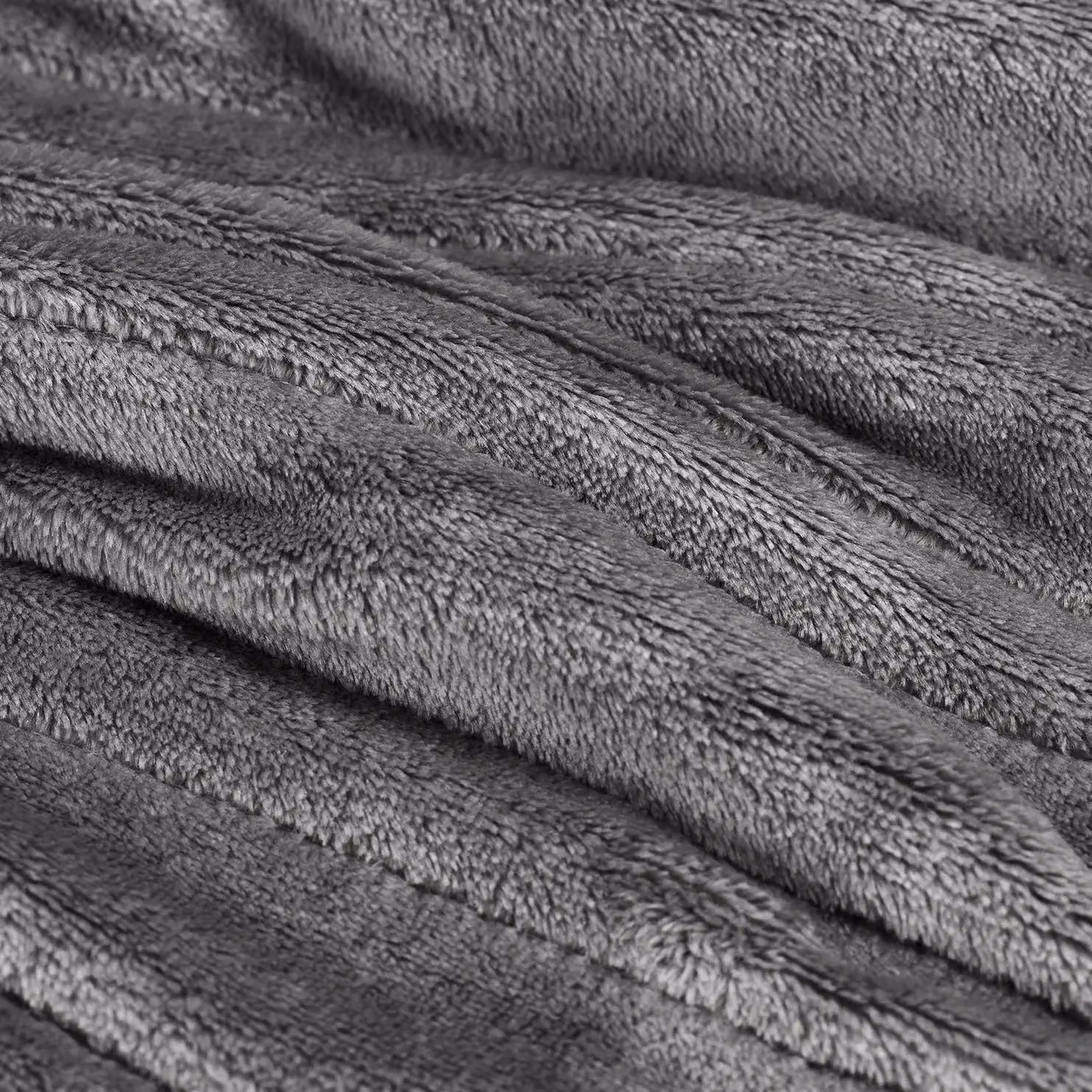 Pro Breeze Luxury Fleece Electric Heated Throw in Grey – 2