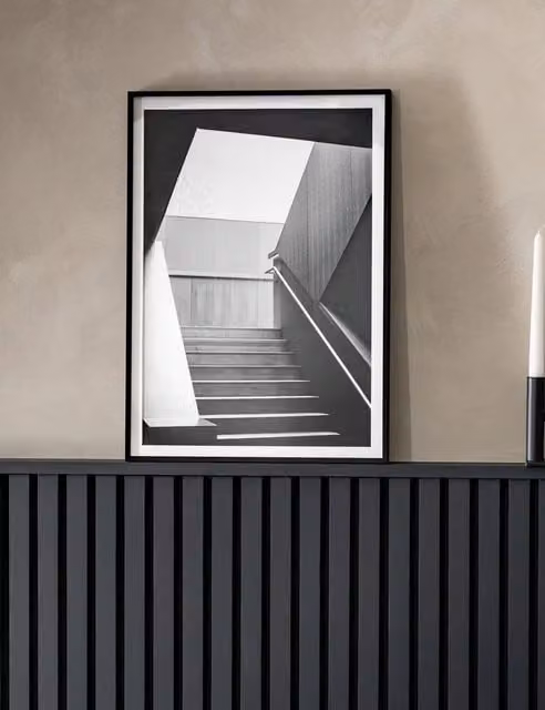 Gallery Direct Aldo Modern City Photographic Rectangular Framed Wall Art, Black