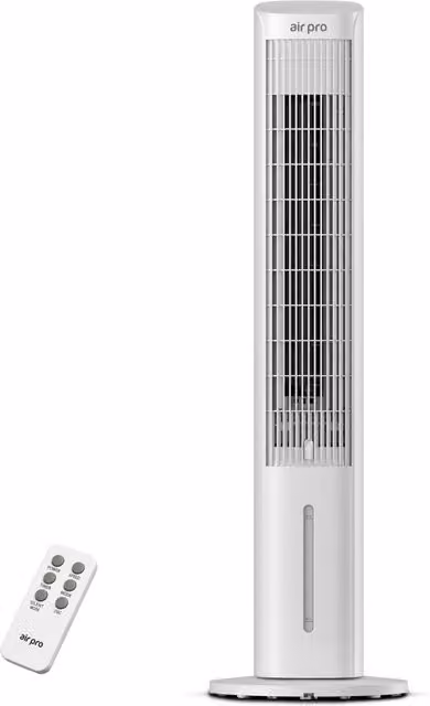 Air Pro 3-in-1 Evaporative Air Cooler and Humidifier with Smart Home Integration and Remote Control, White