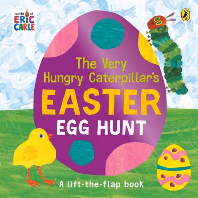 Eric Carle The Very Hungry Caterpillar's Easter Egg Hunt Lift-the-Flap Cardboard Book, Multicolour