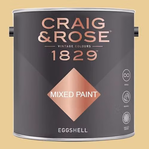 Craig & Rose 1829 Paint Stop Eggshell Moorish Yellow 2.5l