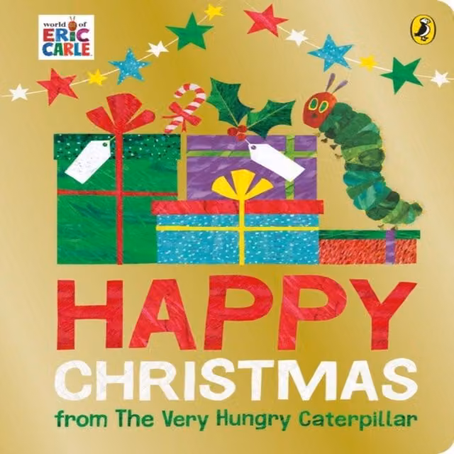 Eric Carle Happy Christmas from The Very Hungry Caterpillar Multicolour Board Book