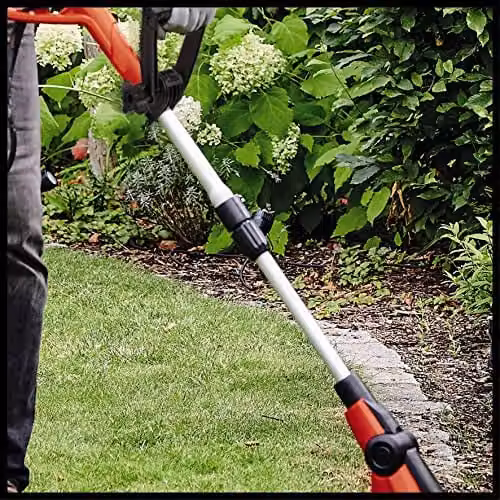 Einhell Electric Mains Garden Strimmer with Telescopic Aluminium Shaft and 3 Cutting Line Spools, Red and Multicolour, 30 cm – 4