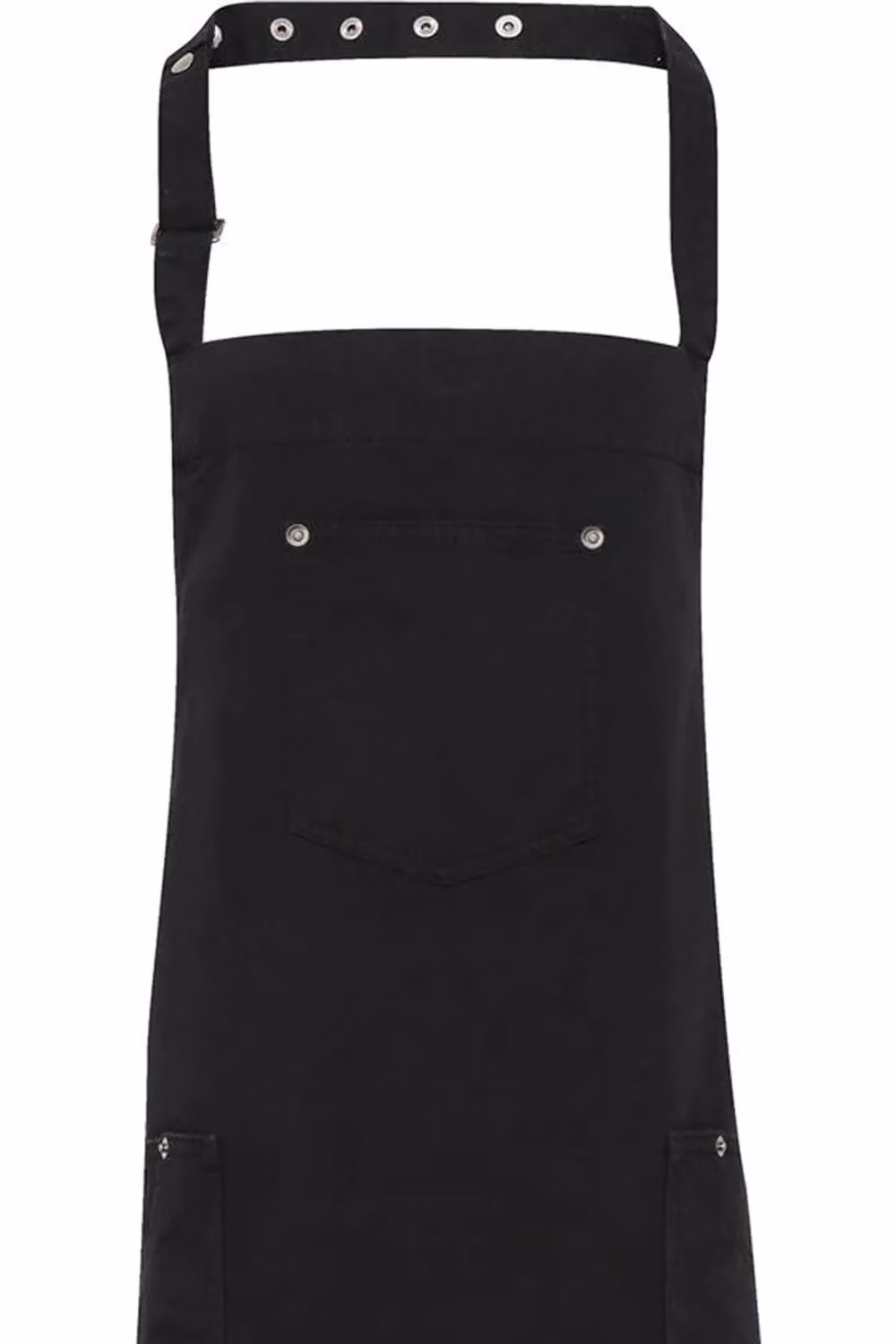 Premier Black Cotton Chino Bib Apron – 2