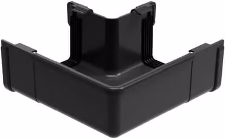 Galeco Square Gutter Large External Angle 90 Degree 135mm Grey