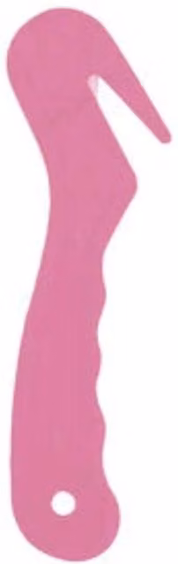 Betley Butterfly Concealed Blade Bale Cutter in Pink