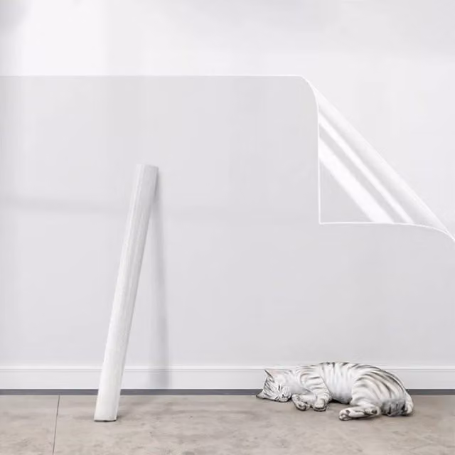 PAWNORA Clear Wall Protector Film, Transparent, W: 45 cm, L: 5 m