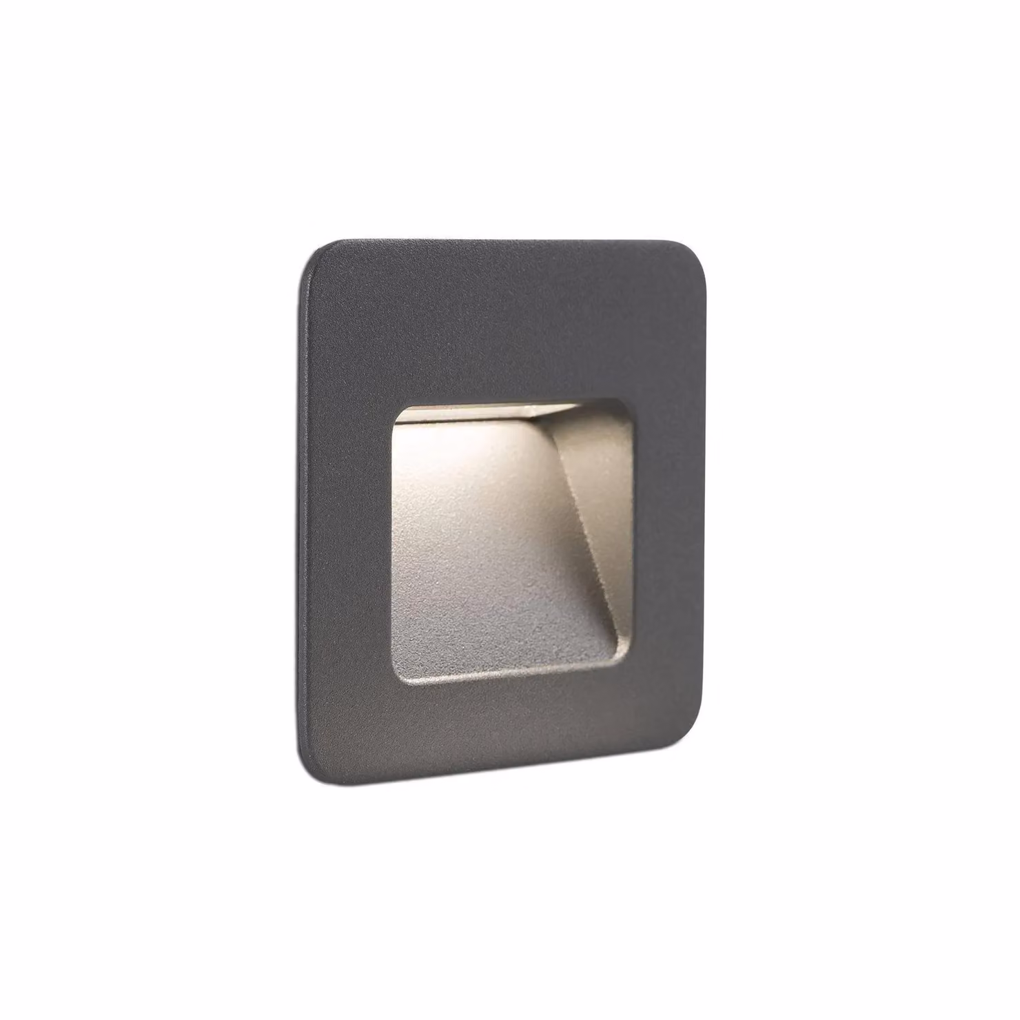 Netlighting Nase Recessed Outdoor LED Wall Light in Dark Grey, IP44 Rated – 2