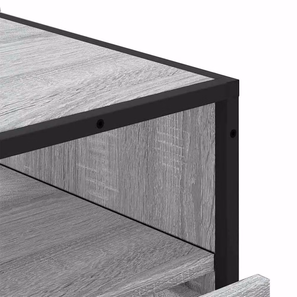 Berkfield Home Grey Sonoma Drawer Cabinet, W: 70 cm, D: 41 cm, H: 83.5 cm – 5