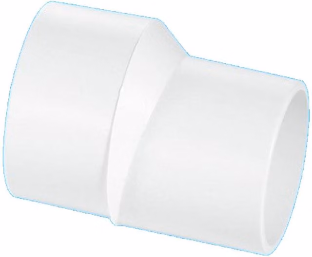 McAlpine TSG1-REDUCER 2" x 1.5" Trapped Gully Outlet Reducer, White