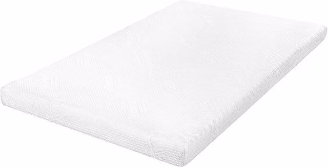 Lavio King Size Memory Foam Mattress Topper with Cooling Gel and Bamboo Charcoal, 8cm Thick, White