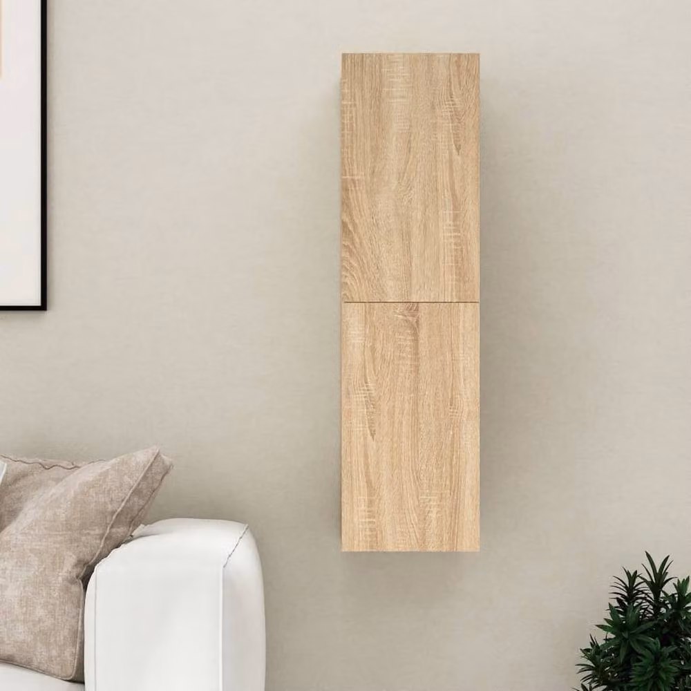 Berkfield Home TV Cabinet in Sonoma Oak, W/D/H: 110 x 30.5 x 30 cm – 3