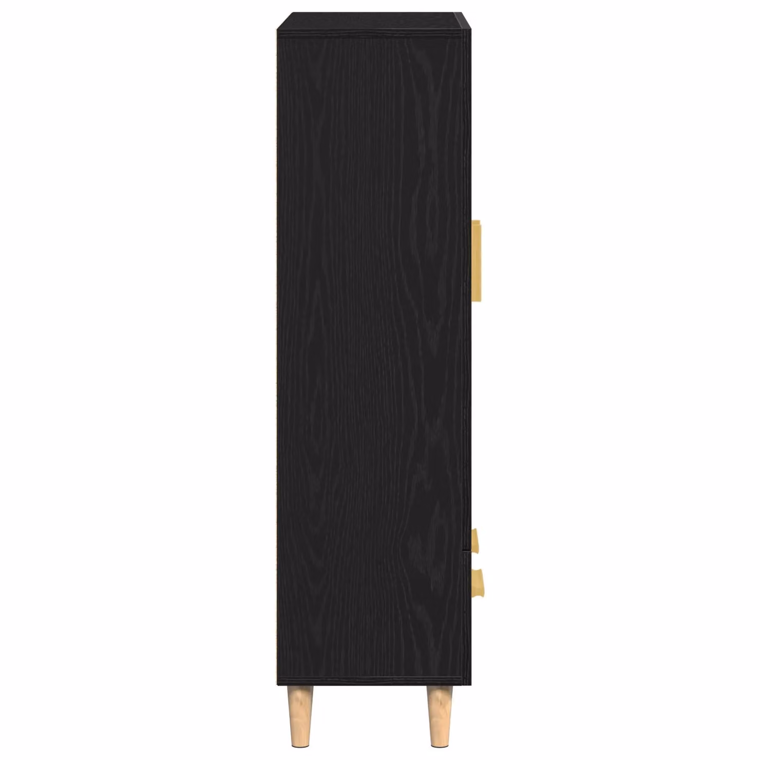 Berkfield Home Modern Highboard in Black Oak, W/D/H: 70 x 31 x 115 cm – 4