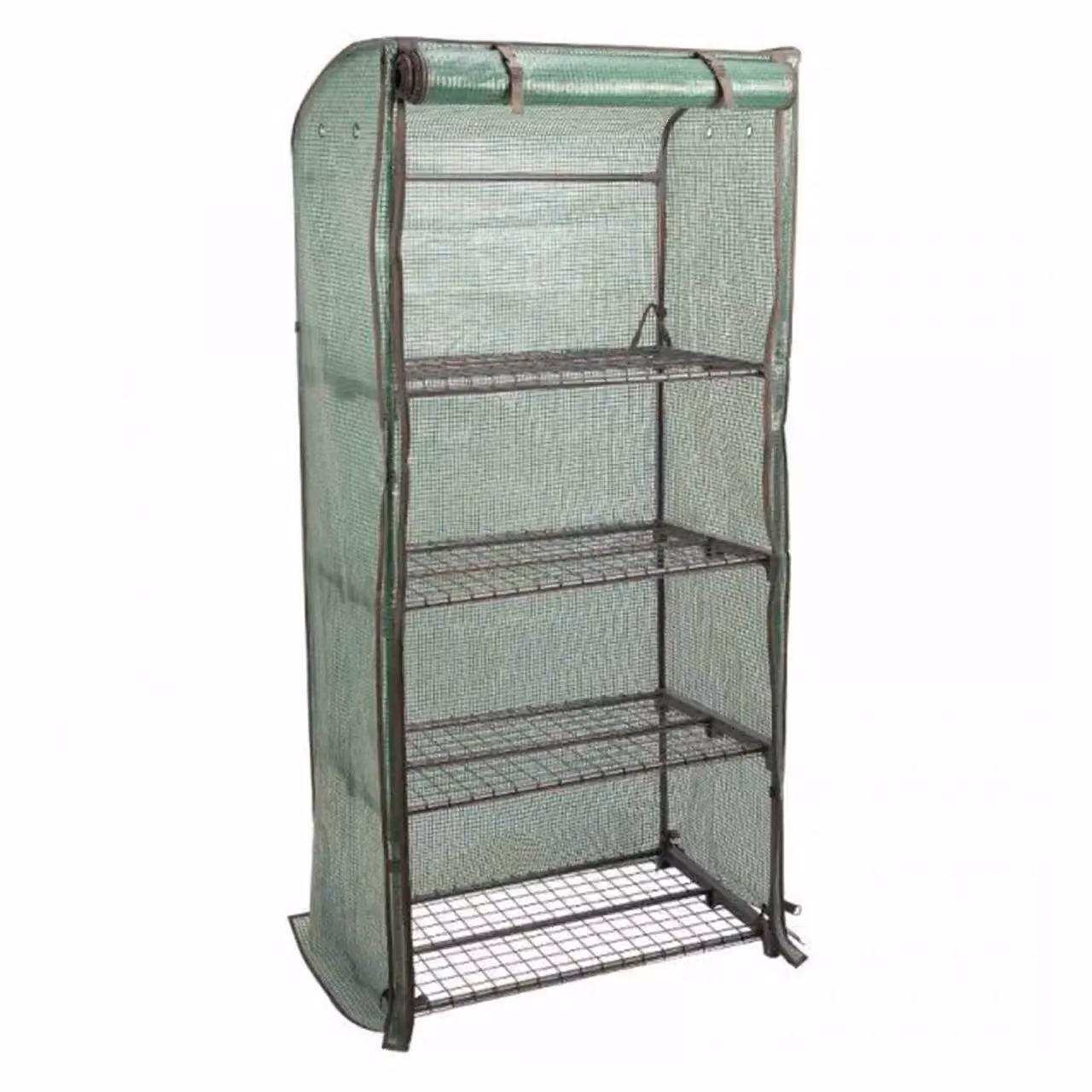 mysmartbuy Gro-Zone Green Freestanding Greenhouse with 4 Shelves, H 170 cm x W 80 cm x D 50 cm – 3