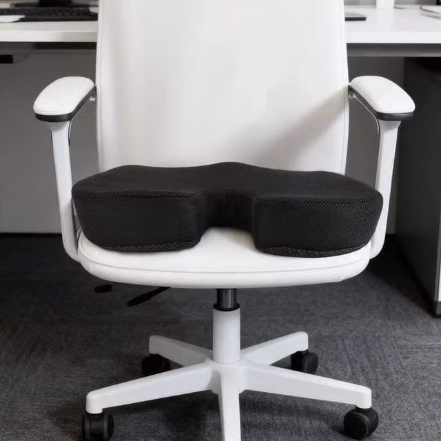 SPETLEK Orthopedic U-Shaped Memory Foam Seat Cushion in Black – 1