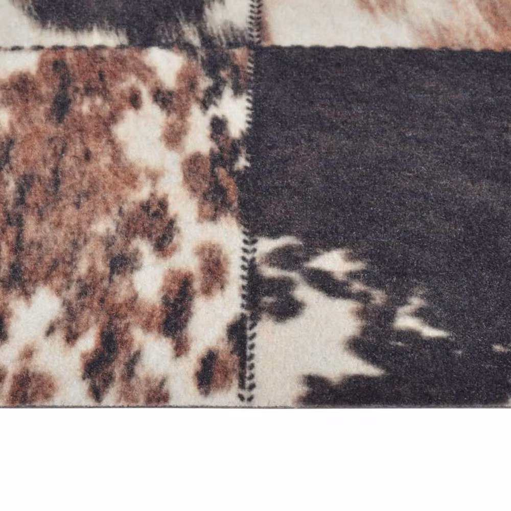 Berkfield Home Washable Animal Print Velvet Kitchen Rug, Multicolour, W: 45 cm, L: 150 cm – 3