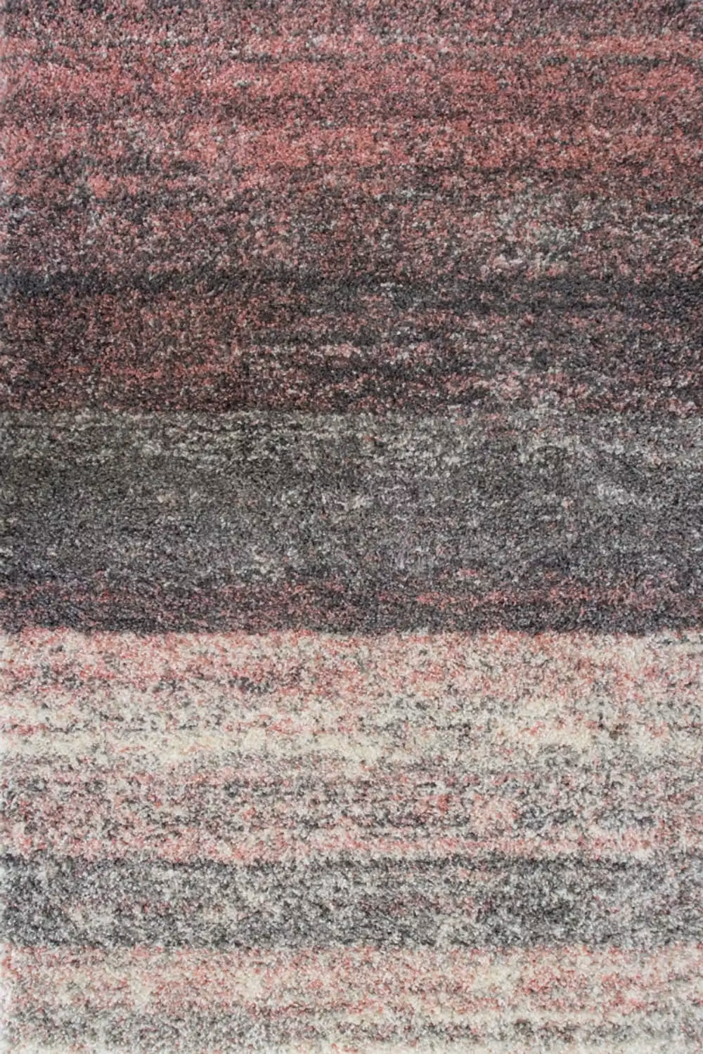 Kukoon Pink Striped Shabby Chic Distressed Shaggy Runner Rug, W/D: 60 x 240 cm – 2