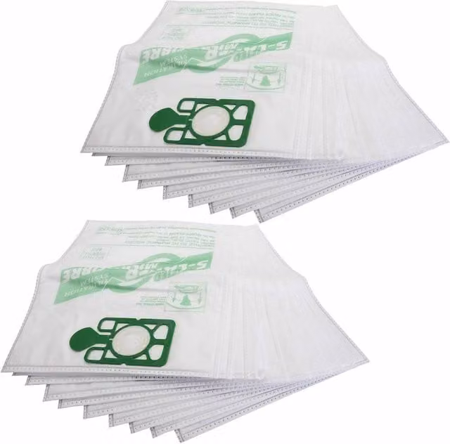 20 Numatic Henry and Hetty Microfibre Vacuum Cleaner Bags in White