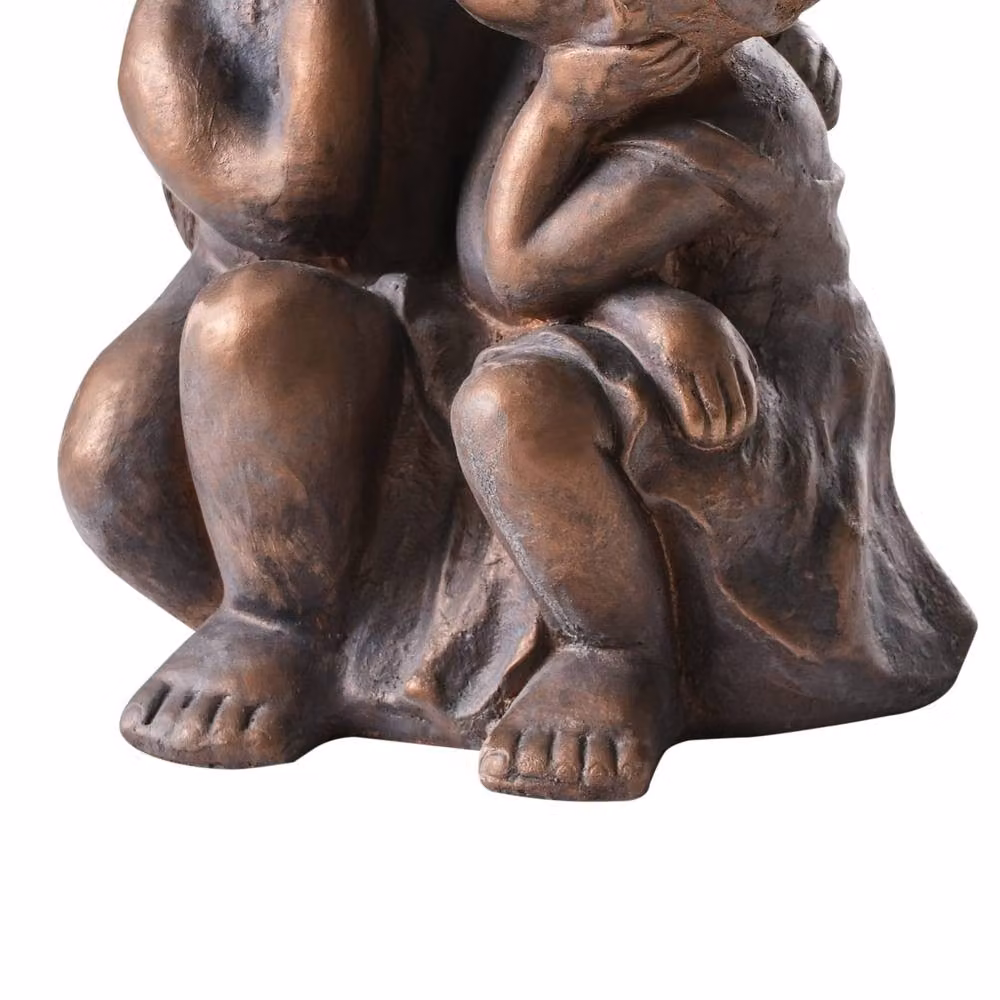 Wyld and Coco Brown Distressed Ceramic Child Figurine, Height: 32 cm – 6