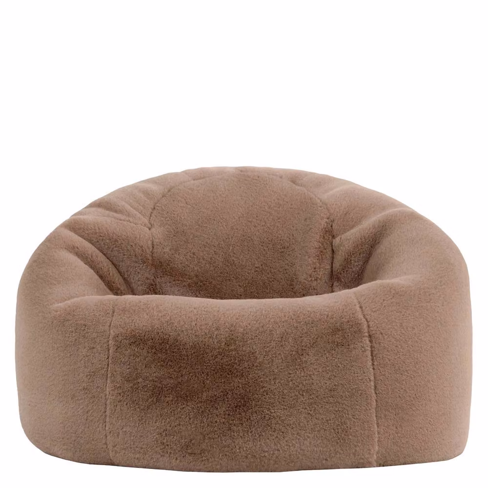 icon Kingston Classic Faux Fur Dome Bean Bag in Brown – 2
