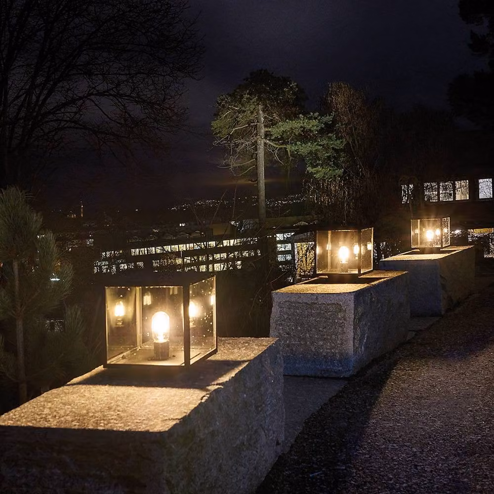 Netlighting Lofoten Black Metal Outdoor Pedestal Floor Lamp with IP44 Rating and E27 Socket – 2