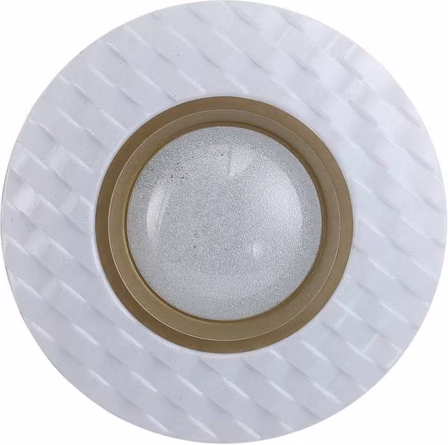 Netlighting Bumi Round LED Flush Ceiling Light, White, 38 cm, 4000K Neutral White
