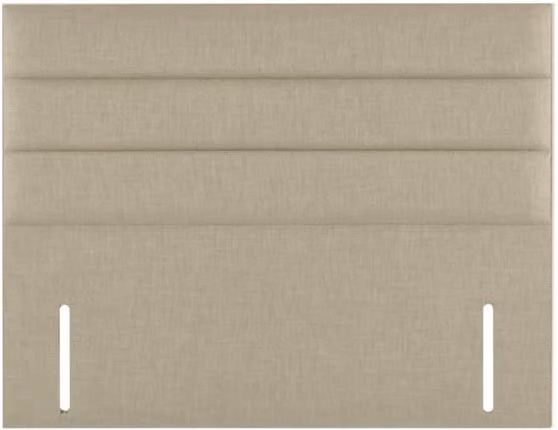 Deluxe Howarth Beige Fabric Floor Standing Headboard for 5ft King Size Bed