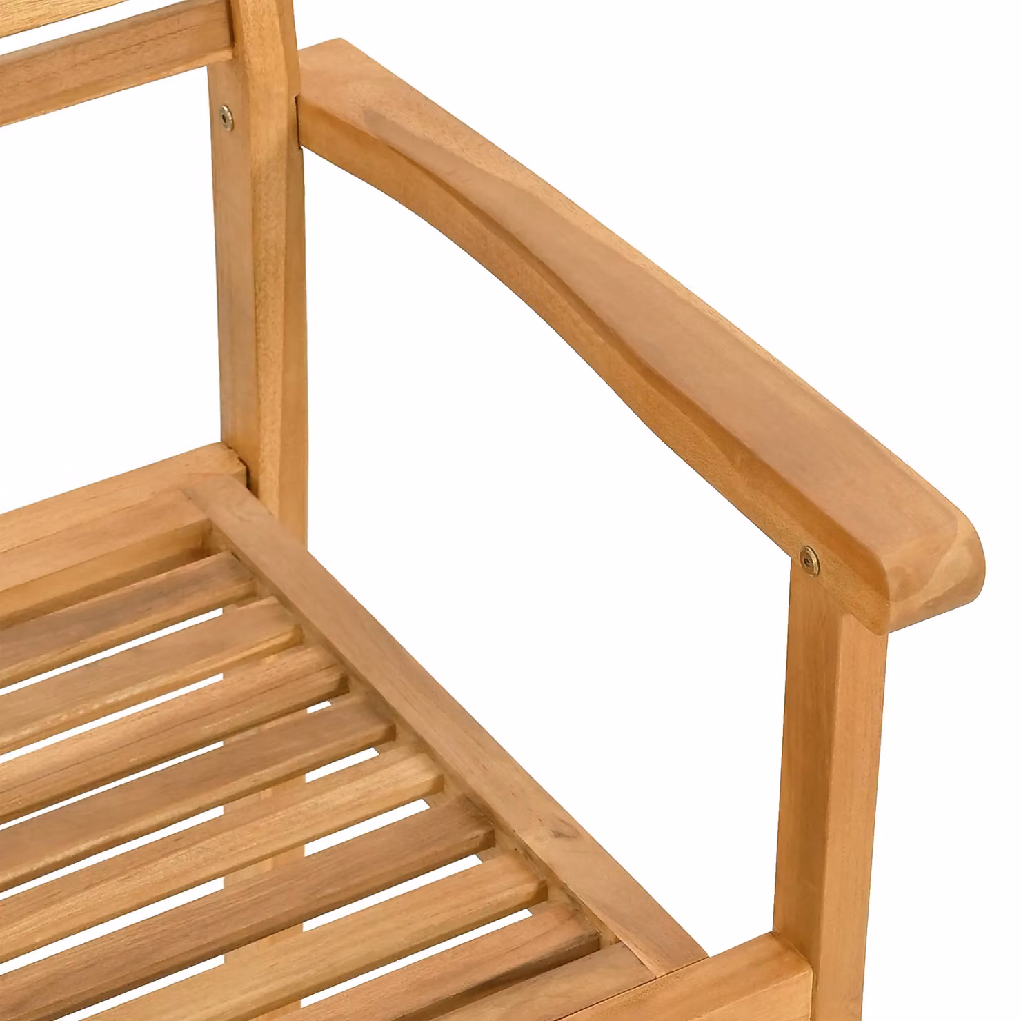 Berkfield Home Set of 4 Stacking Garden Chairs in Brown Teak Wood, W/D/H: 55.5 x 55.5 x 90 cm – 4