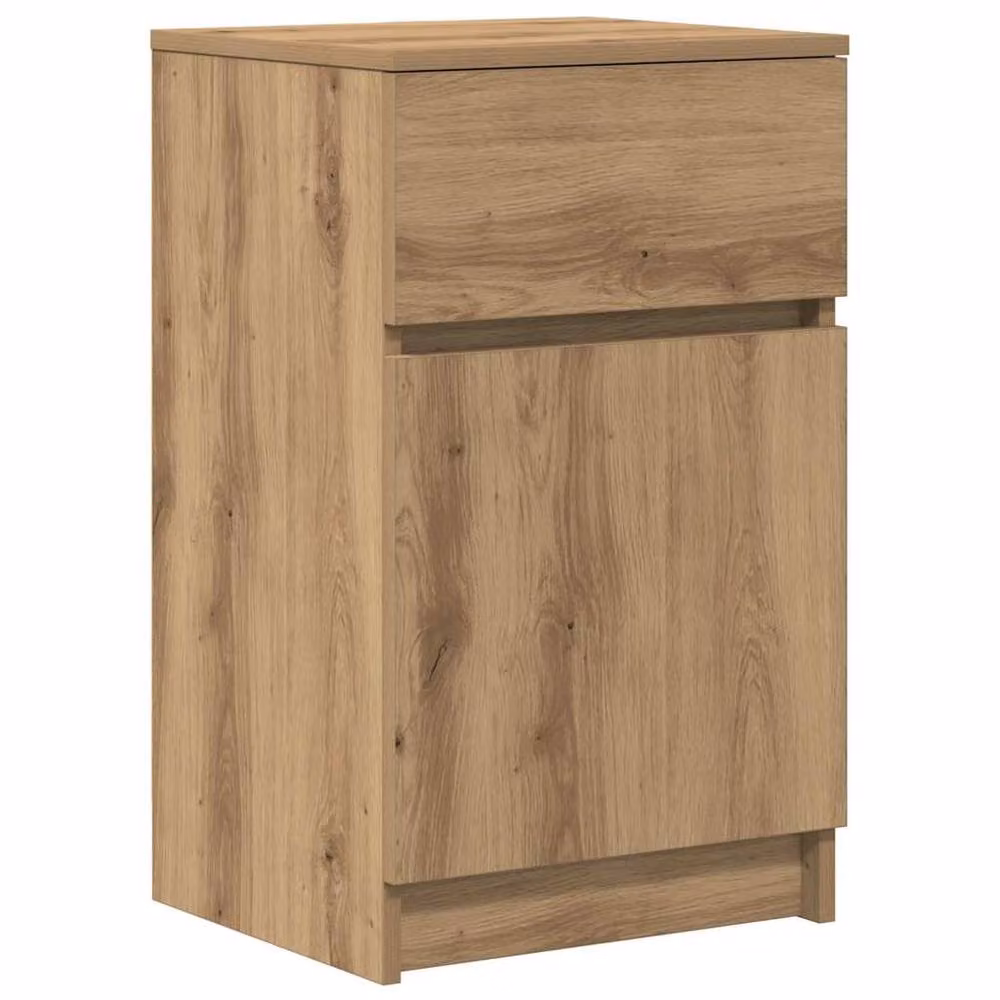 Berkfield Home Artisan Oak Bedside Cabinet, W/D/H: 39 x 35 x 65 cm – 2