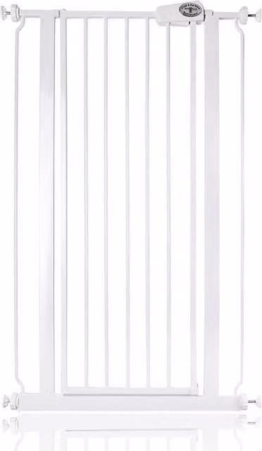 Bettacare Extendable White Child and Pet Gate for Doors and Stairs
