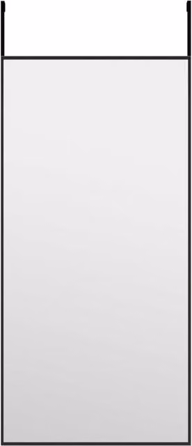 Berkfield Home Rectangular Hanging Door Mirror in Black, W: 30 cm, H: 60 cm