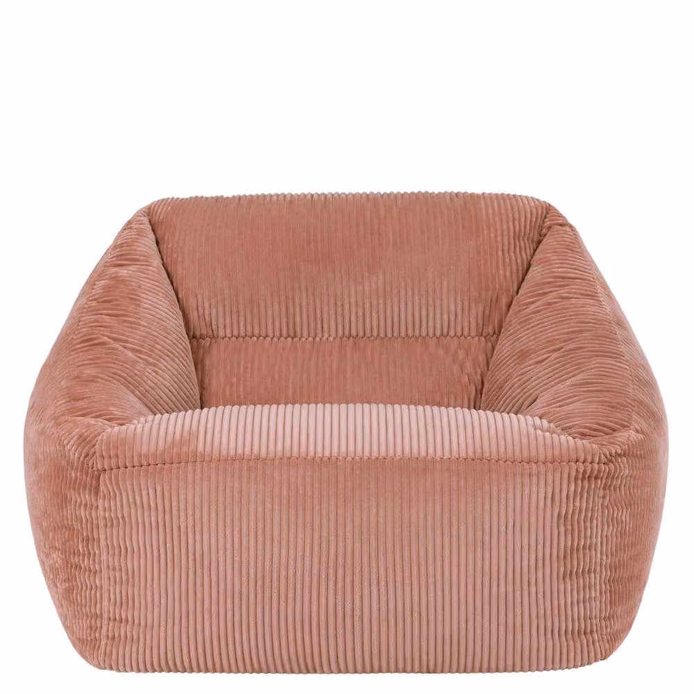 icon Natalia Jumbo Corduroy Bean Bag Armchair in Dusty Pink – 3