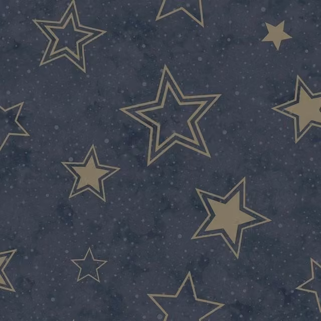 Holden Décor Stardust Abstract Geometric Wallpaper in Blue