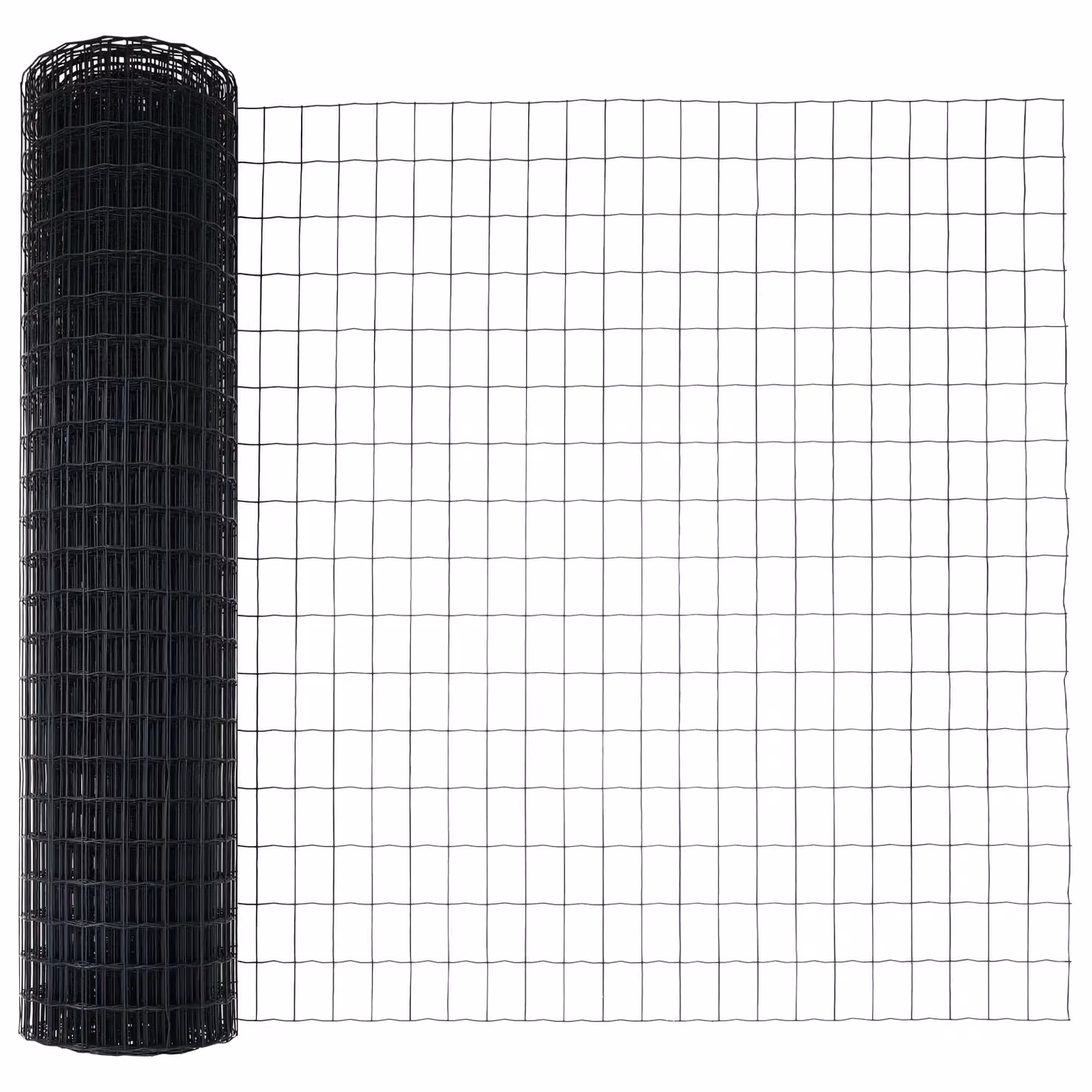 Berkfield Home Euro Fence Grey PVC-Coated Steel, W: 10 m, H: 1 m – 3