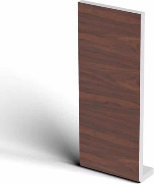 Freefoam Brown Plastic Fascia Capping Board, W/D/H: 25.0 x 10 x 25.0 mm, 5m Length