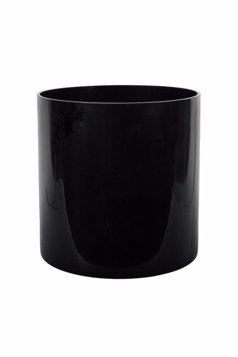 KDMD Modern Round Glass Cylinder Vase in Black, H 25 cm x W 25 cm x D 25 cm – 2