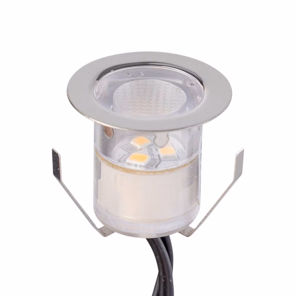 First Choice Lighting Set of 20 Cool White LED Decking Kit, 30mm Stainless Steel, Silver – 2