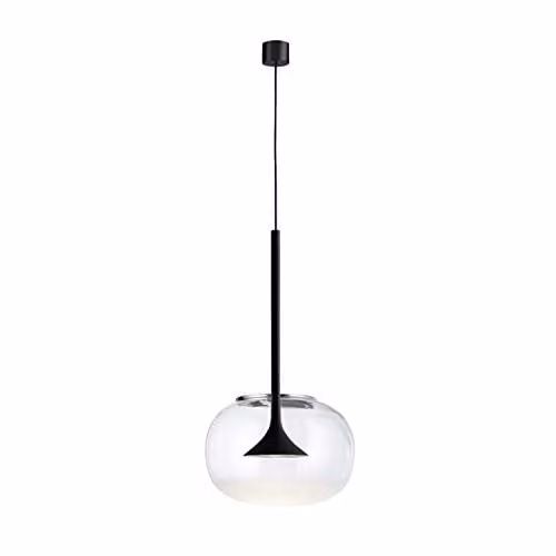 Netlighting Alive LED Globe Ceiling Pendant in Black with 575lm and 2700K Warm White Light