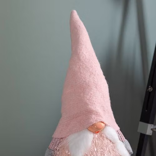 Samuel ALEXANDER 30cm Christmas Female Gonk with LED Light in Pink Hat – 2
