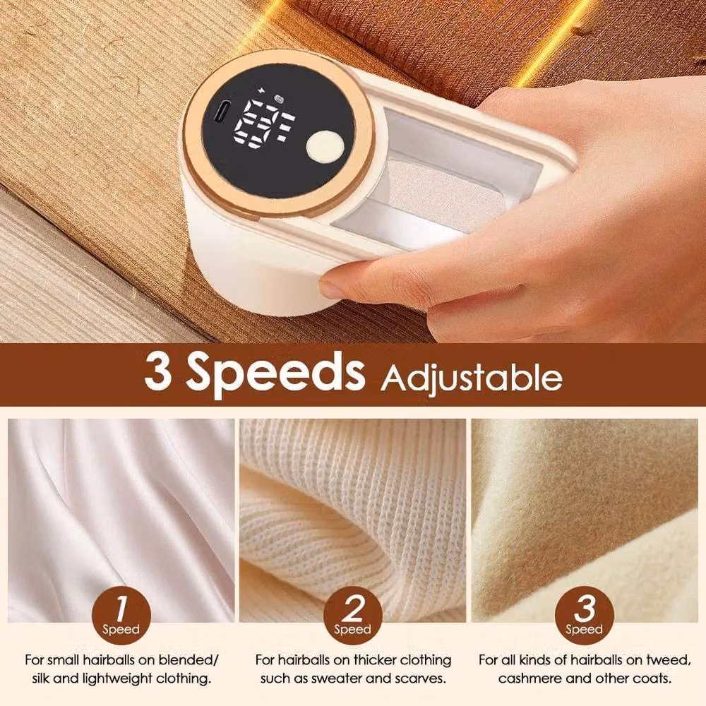 PAWNORA Electric Lint Remover with Replaceable Blades, White, USB Rechargeable – 3