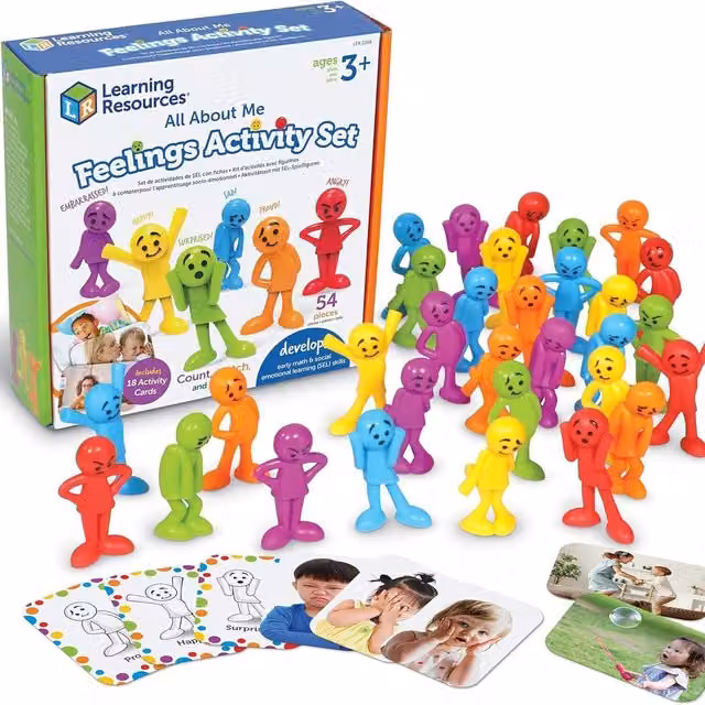 Learning Resources Feelings Activity 54 Piece Set in Multicolour for Ages 3+