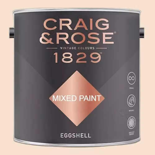 Craig & Rose 1829 Paint Stop Eggshell Adam White 2.5l
