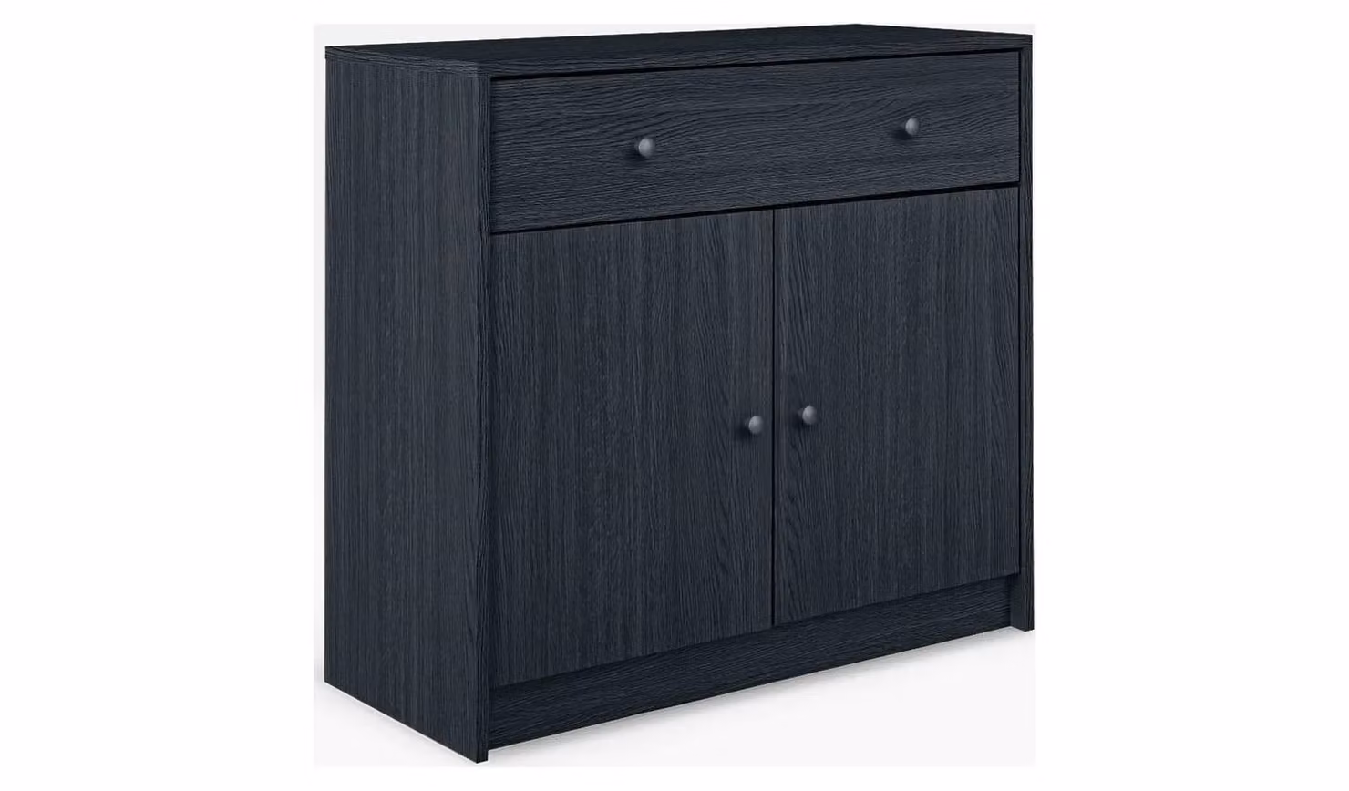 Maine 2 Door 1 Drawer Black Sideboard Storage Cabinet for your Living Room