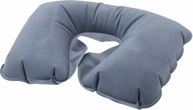Floso Inflatable Plain Travel Pillow in Blue