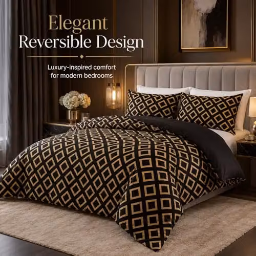 Grace Luxury Mako Satin Silk Reversible Super King Duvet Cover Set with Pillowcases, W/D/H: 260 x 220 x 220 cm – 2