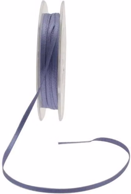 KDMD 3mm Lilac Satin Ribbon 3 Pack for Balloons and Party Decorations