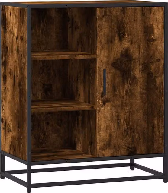 Berkfield Home Smoked Oak Sideboard in Brown, W/D/H: 62 x 35 x 76 cm – 1